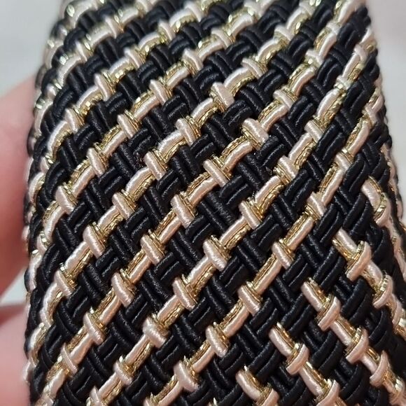 WIDE BRIM GEOMETRIC WEAVED BOHOHEMIN HEADBAND - Picture 4 of 6